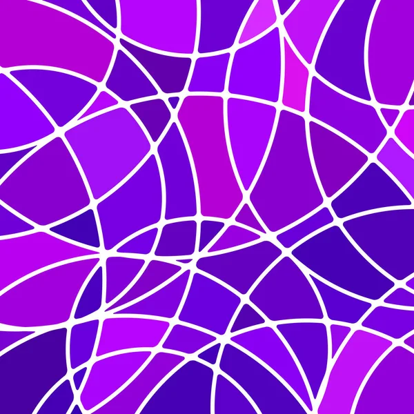 Vetor Abstrato Fundo Mosaico Vidro Manchado Roxo Violeta — Fotografia de Stock