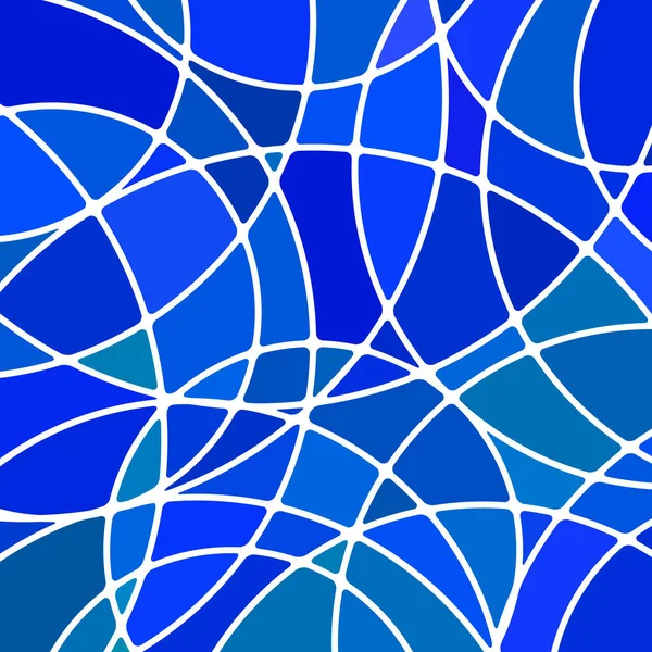 Абстрактный Векторный Витраж Мозаики Ярко Синий — стоковое фото