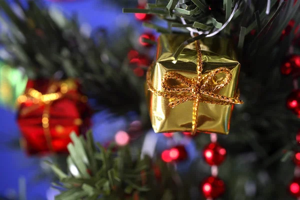 Primo Piano Sparato Albero Natale — Foto Stock