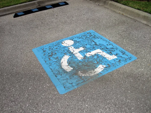Gambar Dari Tanda Disabilitas — Stok Foto