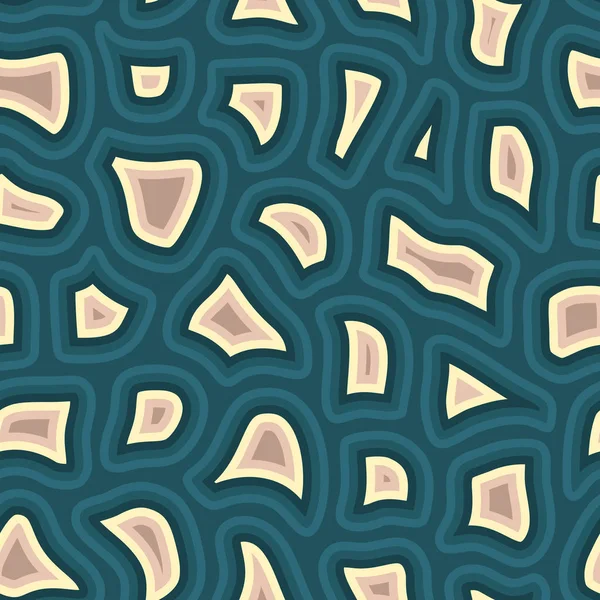 Abstraktes Nahtloses Muster Mit Vielen Verschiedenen Teilchen Nebeneinander Die Oberfläche — Stockfoto