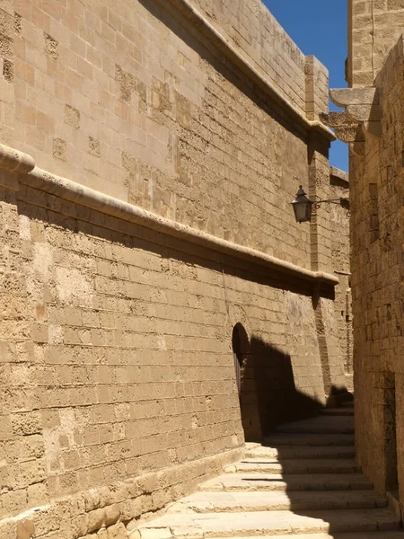 Gozo Vár Egyik Középkori Utcája — Stock Fotó
