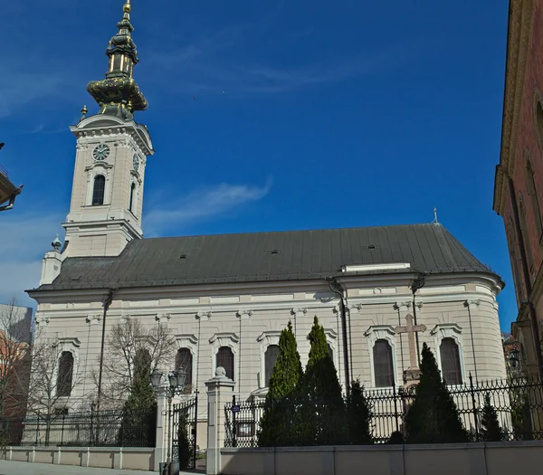 Ortodox Katedrális Pasiceva Utcában Újvidék Szerbia — Stock Fotó