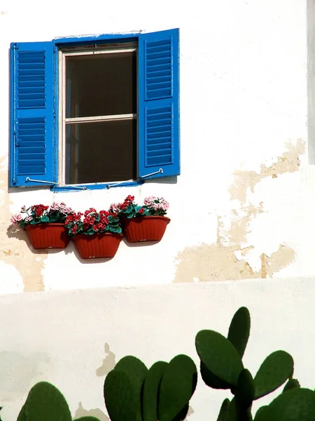 Casa Playa Deriva Típica Los Países Mediterráneos — Foto de Stock