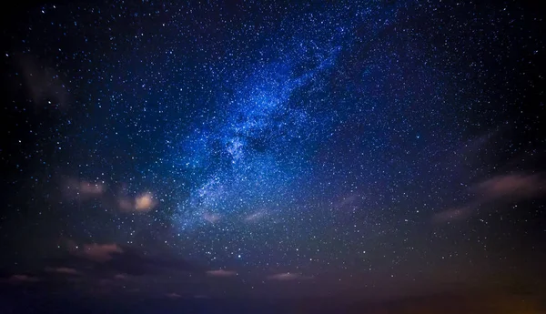 Vía Láctea Estrellas Cielo Nocturno —  Fotos de Stock