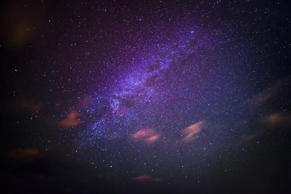 Maneira Leitosa Estrelas Céu Noturno — Fotografia de Stock