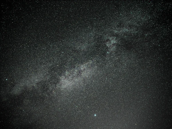 Milky Τρόπο Αστέρια Στο Νυχτερινό Ουρανό — Φωτογραφία Αρχείου