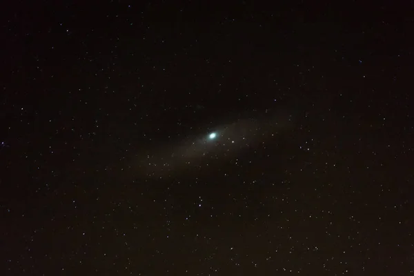 Leitosa Céu Noturno Com Estrelas — Fotografia de Stock