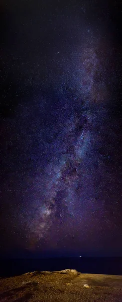 Voie Lactée Étoiles Dans Ciel Nocturne — Photo