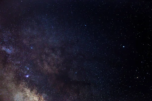 Tejút Csillagok Éjszakai Égen — Stock Fotó