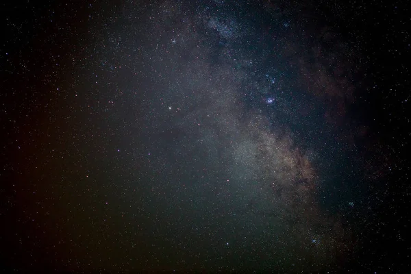 Milky Τρόπο Αστέρια Στο Νυχτερινό Ουρανό — Φωτογραφία Αρχείου