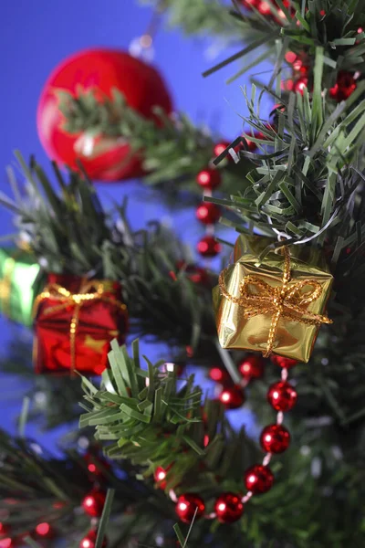 Close Shot Christmas Tree — Stock Photo, Image