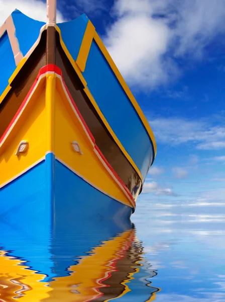 Cores Olhos Tradicionais Encontrados Nos Barcos Pesca Tradicionais Malta Comumente — Fotografia de Stock