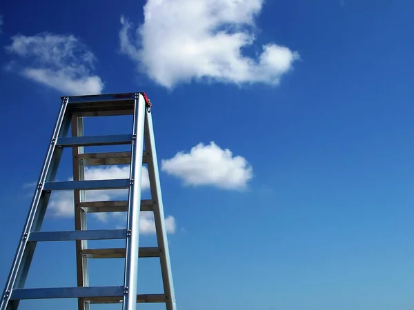 Σκάλα Της Επιτυχίας Sky Είναι Όριο — Φωτογραφία Αρχείου