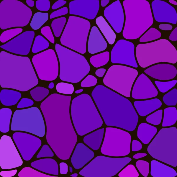 Vetor Abstrato Fundo Mosaico Vidro Manchado Círculos Roxos Violetas — Fotografia de Stock