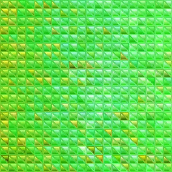 Abstrakt Vektor Färgat Glas Triangel Mosaik Bakgrund Grön — Stockfoto