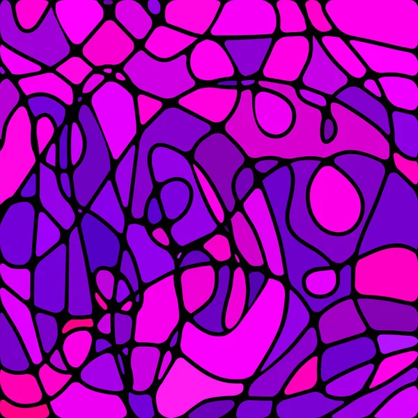 Vector Abstracto Manchado Vidrio Mosaico Fondo Púrpura Violeta —  Fotos de Stock