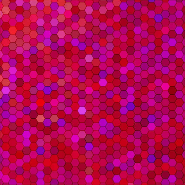 Abstrakt Vektor Geometrisk Hexagon Bakgrund Röd Och Lila — Stockfoto