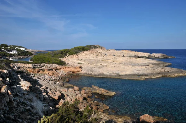 Küste Portinatx Ibiza — Stockfoto