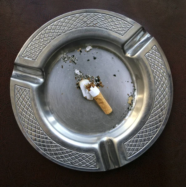 Close Ashtray Cigarette Butt — Stock Fotó