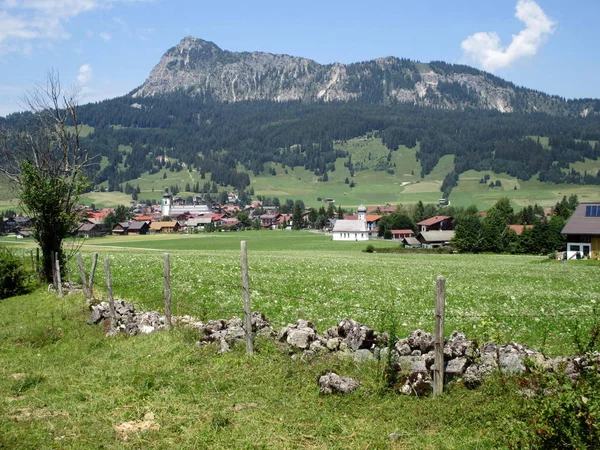 Vista Panorámica Del Hermoso Paisaje Los Alpes — Foto de Stock