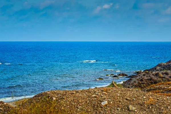 Vista Panorâmica Sobre Mar Almeria Andaluzia Espanha — Fotografia de Stock