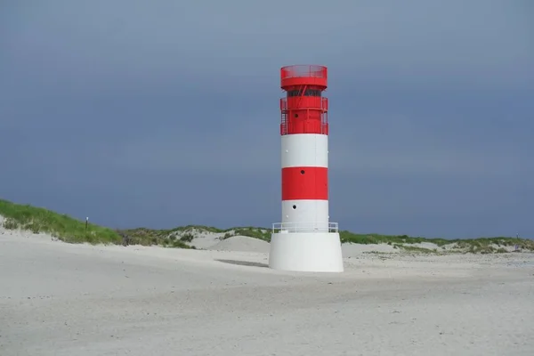 Farol Praia Duna Helgoland — Fotografia de Stock