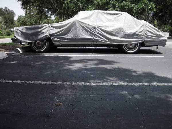 Uma Imagem Carros Estacionamento — Fotografia de Stock