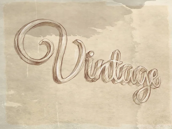 Serie Vintage Con Base Antica — Foto Stock