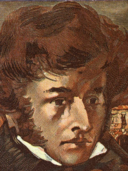 Hector Berlioz Portret Van Frans Geld — Stockfoto