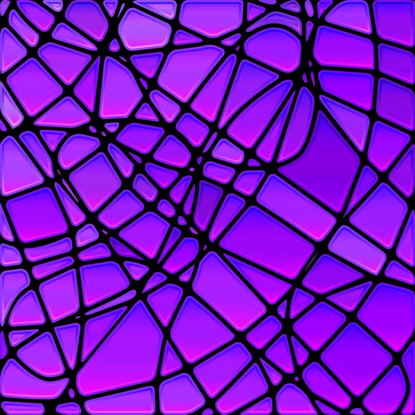 Vetor Abstrato Fundo Mosaico Vidro Manchado Roxo Violeta — Fotografia de Stock