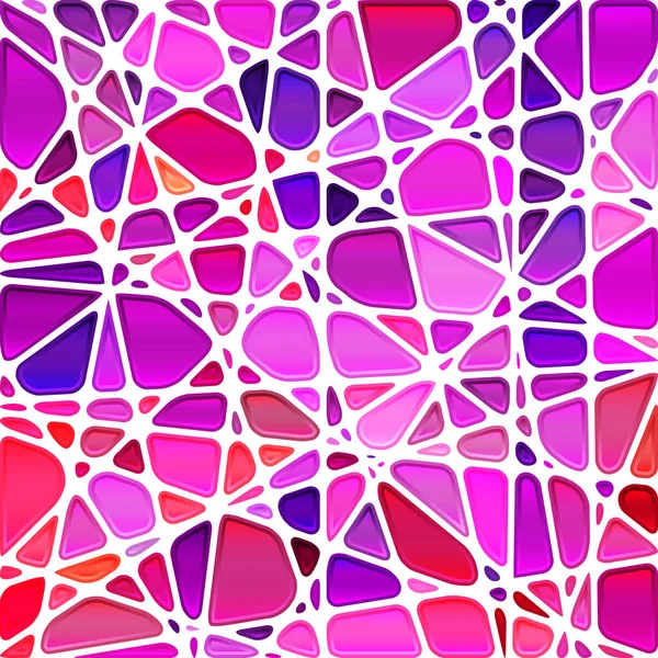 Vetor Abstrato Fundo Mosaico Vidro Manchado Roxo Violeta — Fotografia de Stock