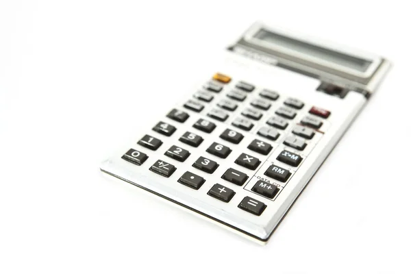 Calculadora Científica Retro Sobre Fondo Blanco — Foto de Stock