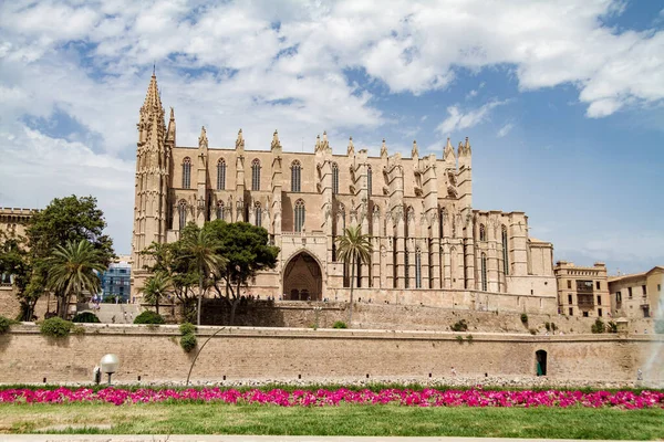 Cattedrale Della Palma Mallorca Una Delle Principali Attrazioni Della Spagna — Foto Stock