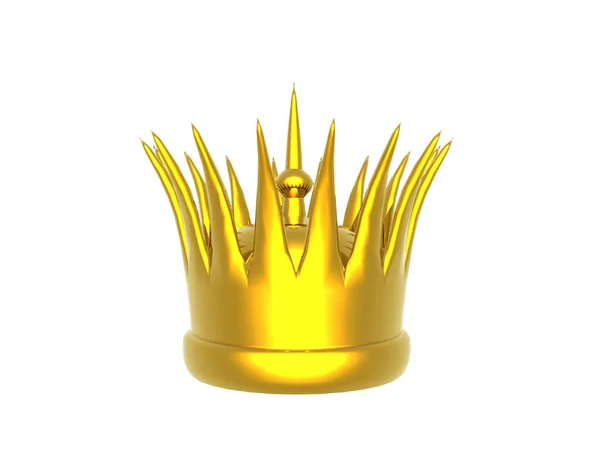 Královna Král Zlatá Koruna Luxus — Stock fotografie