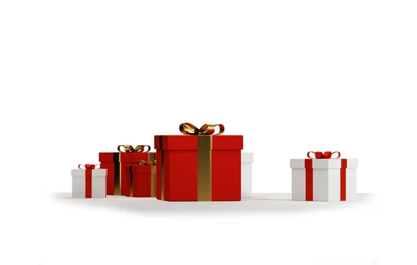 Geschenke Geschenke Geschenkboxen Illustration — Stockfoto