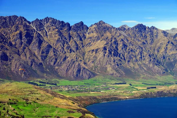 Queenstown Nuova Zelanda Trova Sulle Rive Delle Isole Del Sud — Foto Stock