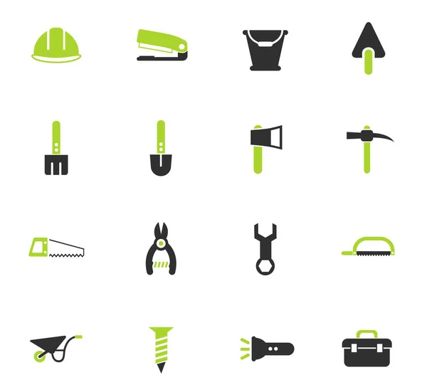 Work Tools Color Vector Icons Web User Interface Design — Stock Photo, Image