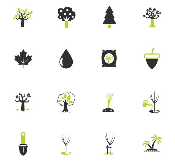 Trees Measuring Tools Web Icons User Interface Design — Stock Photo, Image