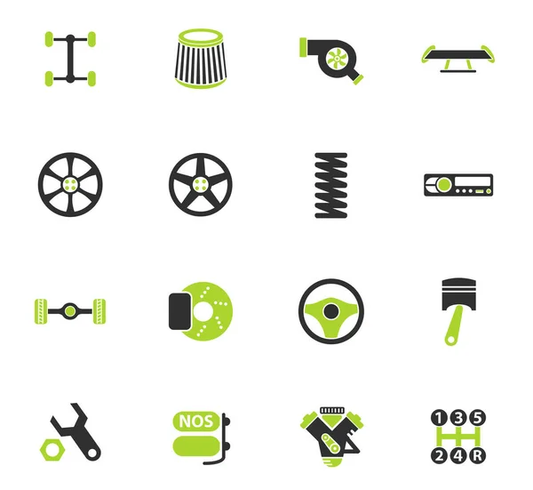 Auto Tuning Vector Icons Web User Interface Design — Stock Photo, Image