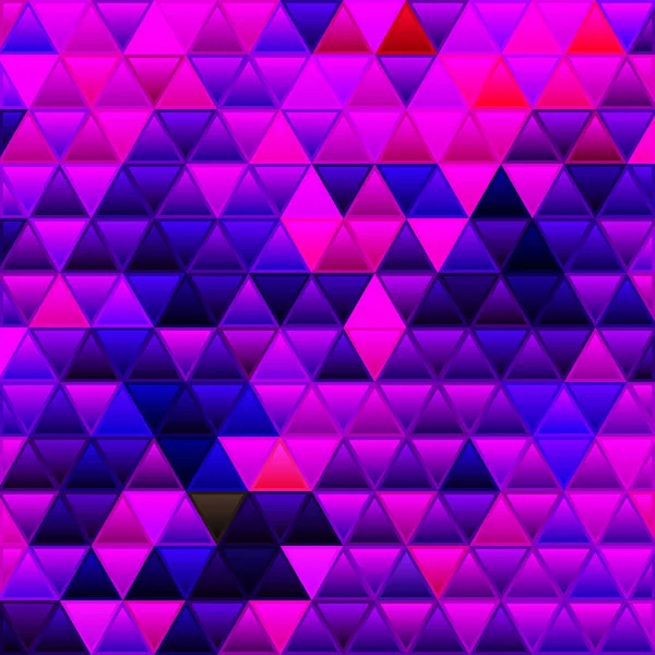 Abstrakte Vektor Buntglasdreieck Mosaik Hintergrund Lila Und Violett — Stockfoto