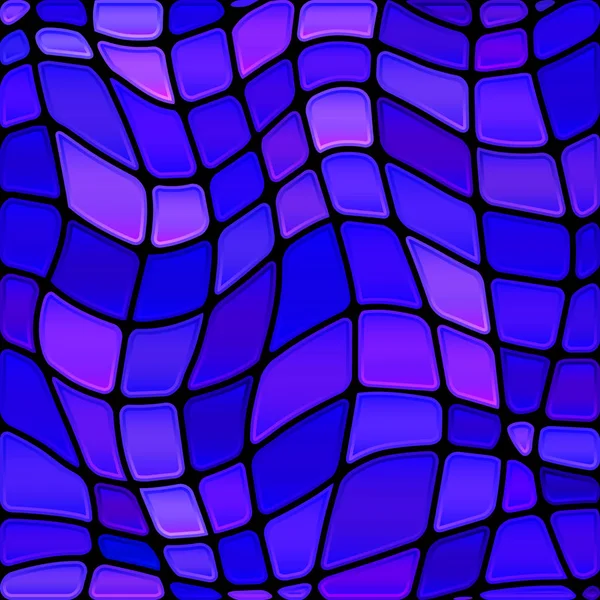 Vector Abstracto Manchado Vidrio Mosaico Fondo Azul Violeta — Foto de Stock