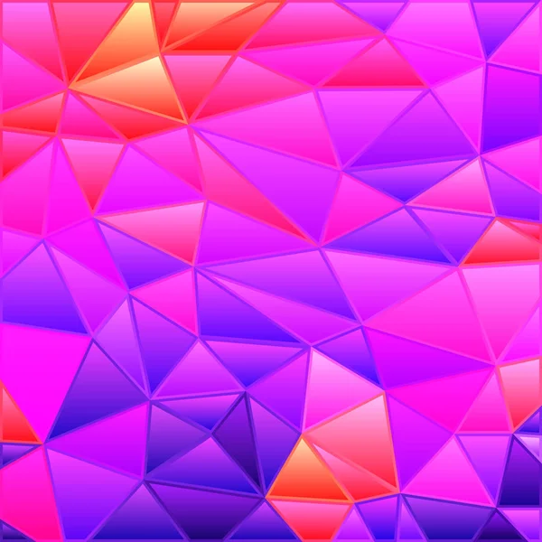 Abstrato Vetor Manchado Vidro Triângulo Mosaico Fundo Roxo Violeta — Fotografia de Stock