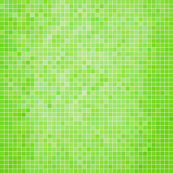 Vector Abstracto Cuadrado Pixel Fondo Del Mosaico Verde — Foto de Stock