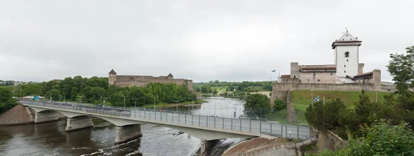 Château Narva Forteresse Ivangorod — Photo