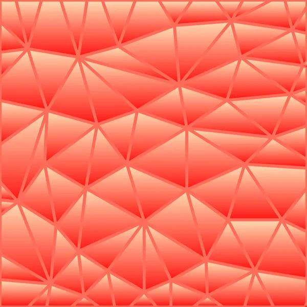 Vector Abstracto Vidrieras Triángulo Mosaico Fondo Rojo — Foto de Stock