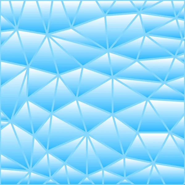 Vector Abstracto Vidrieras Triángulo Mosaico Fondo Azul Claro — Foto de Stock