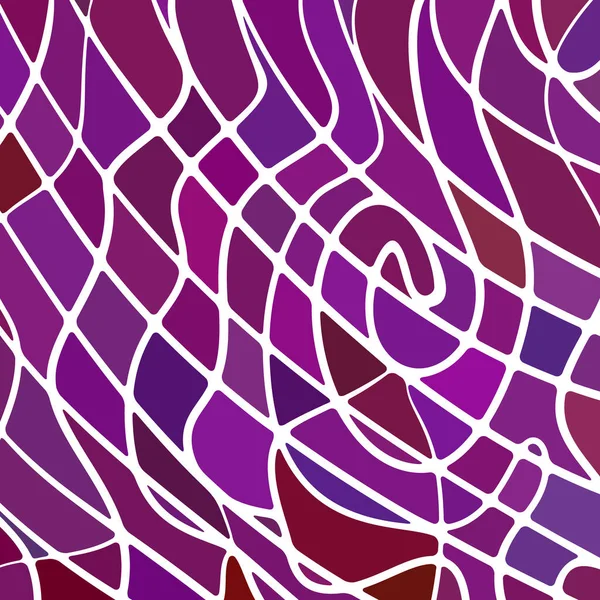 Vector Abstracto Manchado Vidrio Mosaico Fondo Púrpura Violeta —  Fotos de Stock