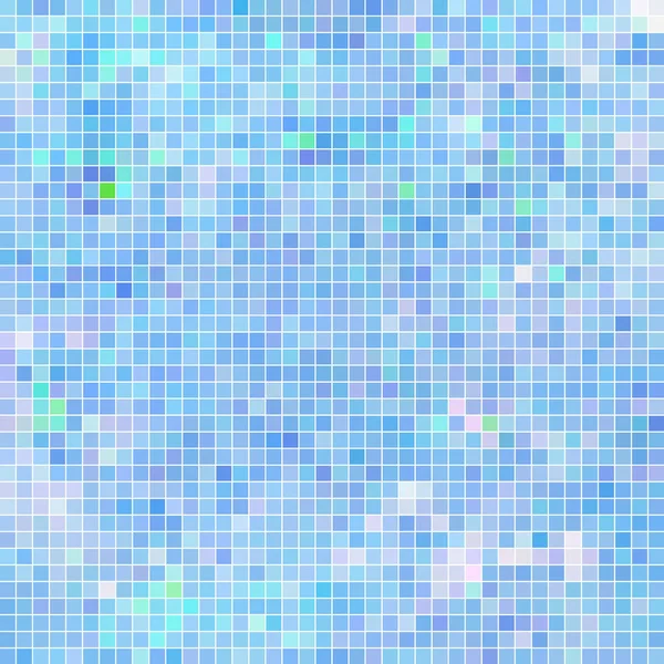 Abstrato Vetor Quadrado Pixel Mosaico Fundo Azul — Fotografia de Stock