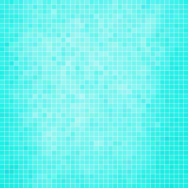 Vector Abstracto Cuadrado Pixel Fondo Del Mosaico Azul —  Fotos de Stock